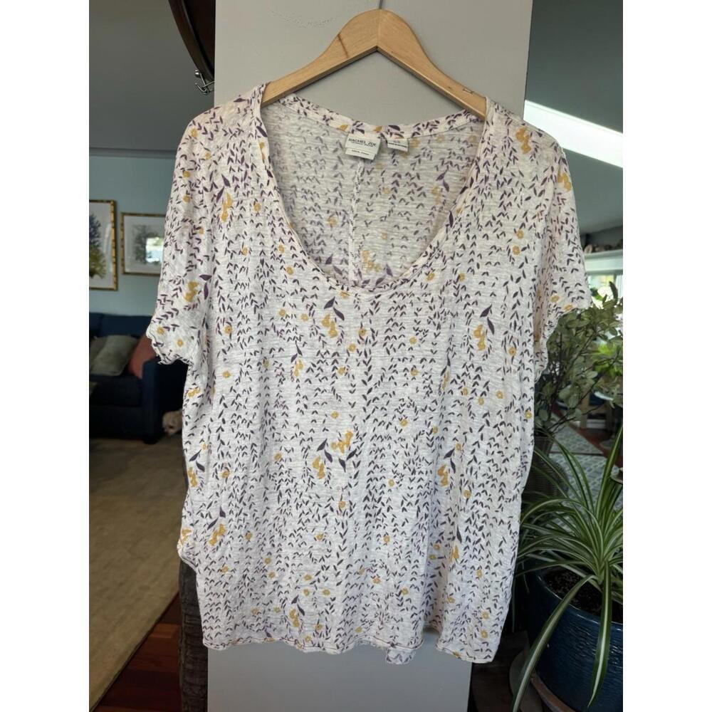Rachel Zoe 1X 100% Linen Boho Resort Cottagecore
